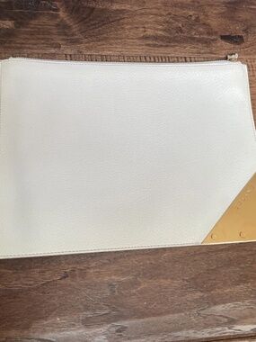 Celine White and Black Clutch